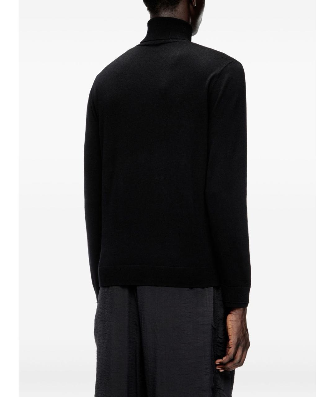 DIESEL Черный шерстяной джемпер / свитер, фото 3