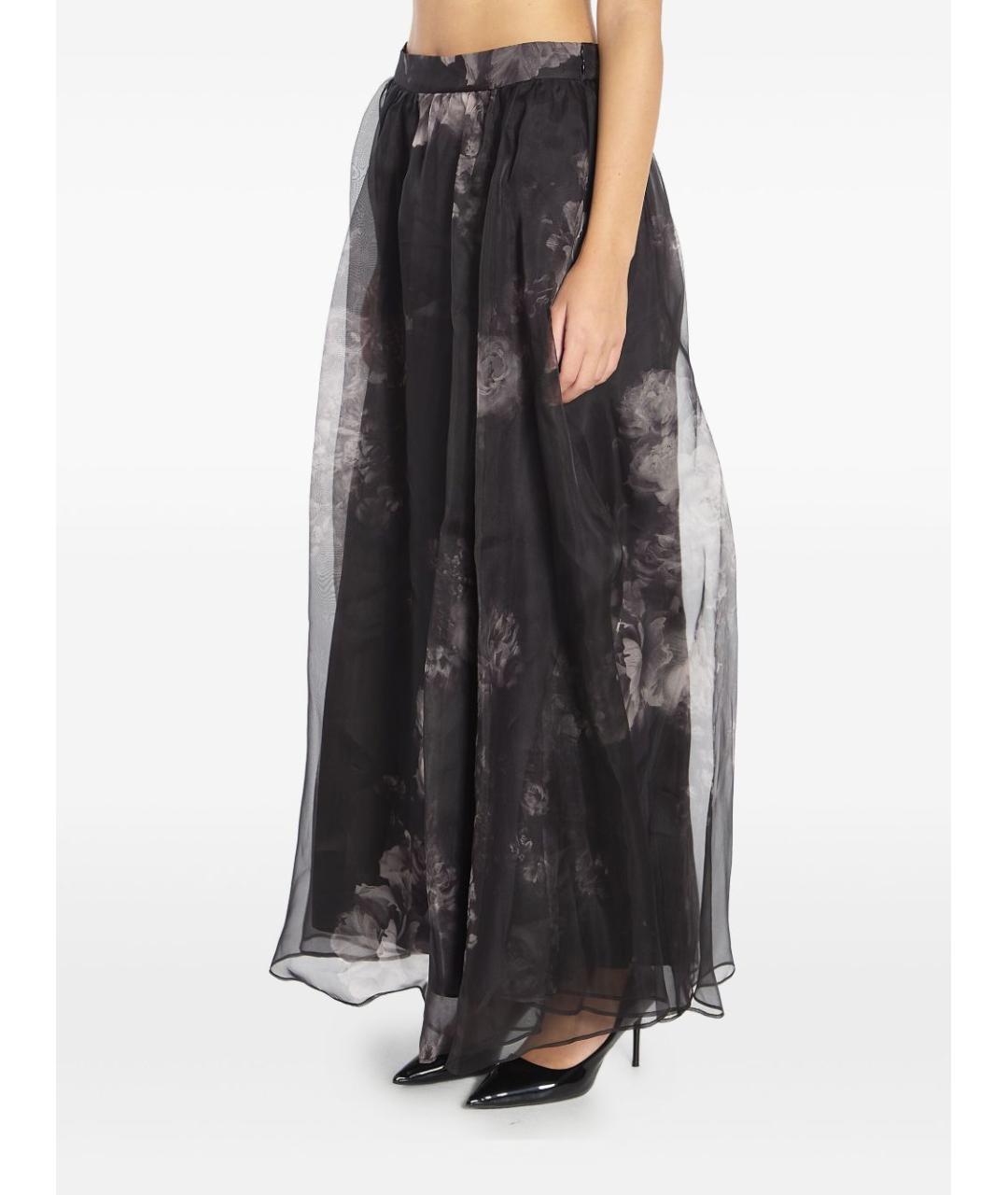 ZIMMERMANN Черная шелковая юбка макси, фото 5