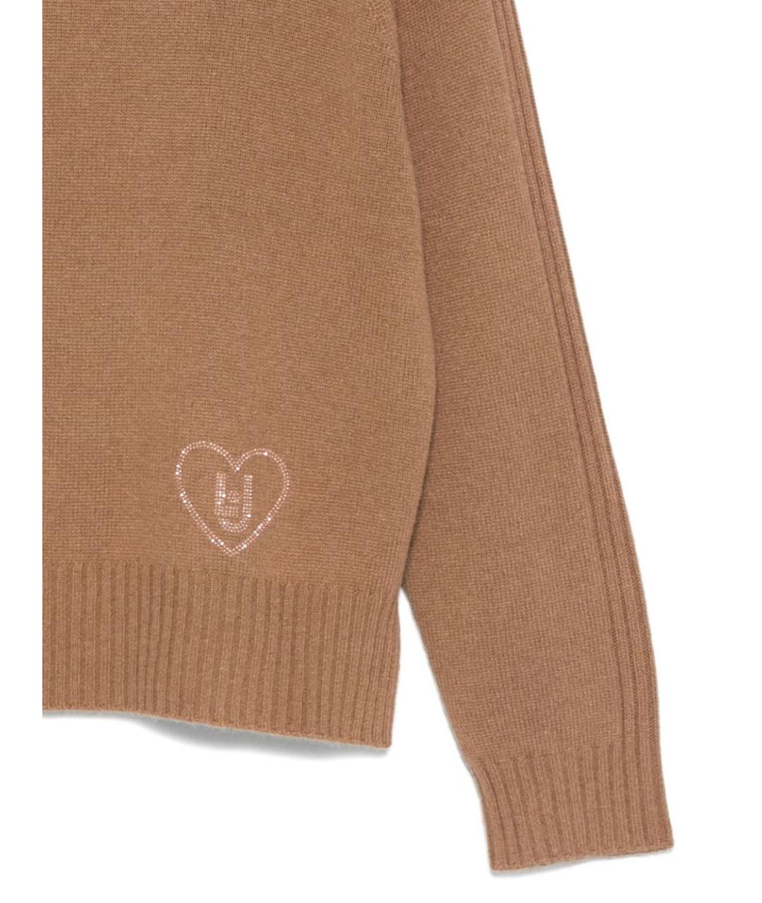 LIU JO Бежевый полиамидовый джемпер / свитер, фото 3