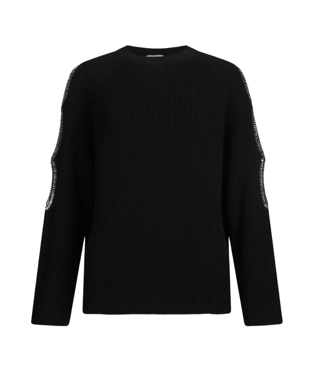 LIU JO Черный шерстяной джемпер / свитер, фото 1