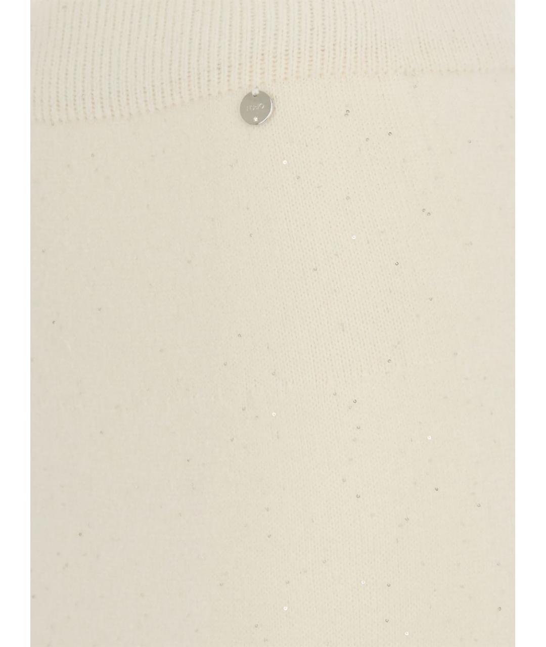 LIU JO Белая вискозная юбка миди, фото 2