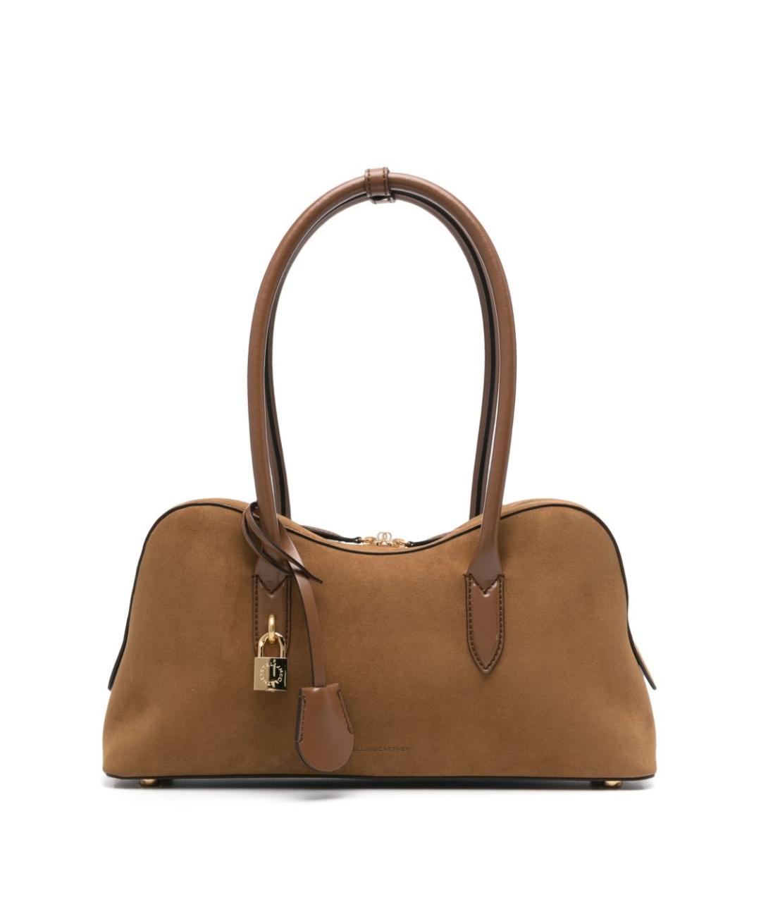 STELLA MCCARTNEY Коричневая сумка тоут из искусственной кожи, фото 1