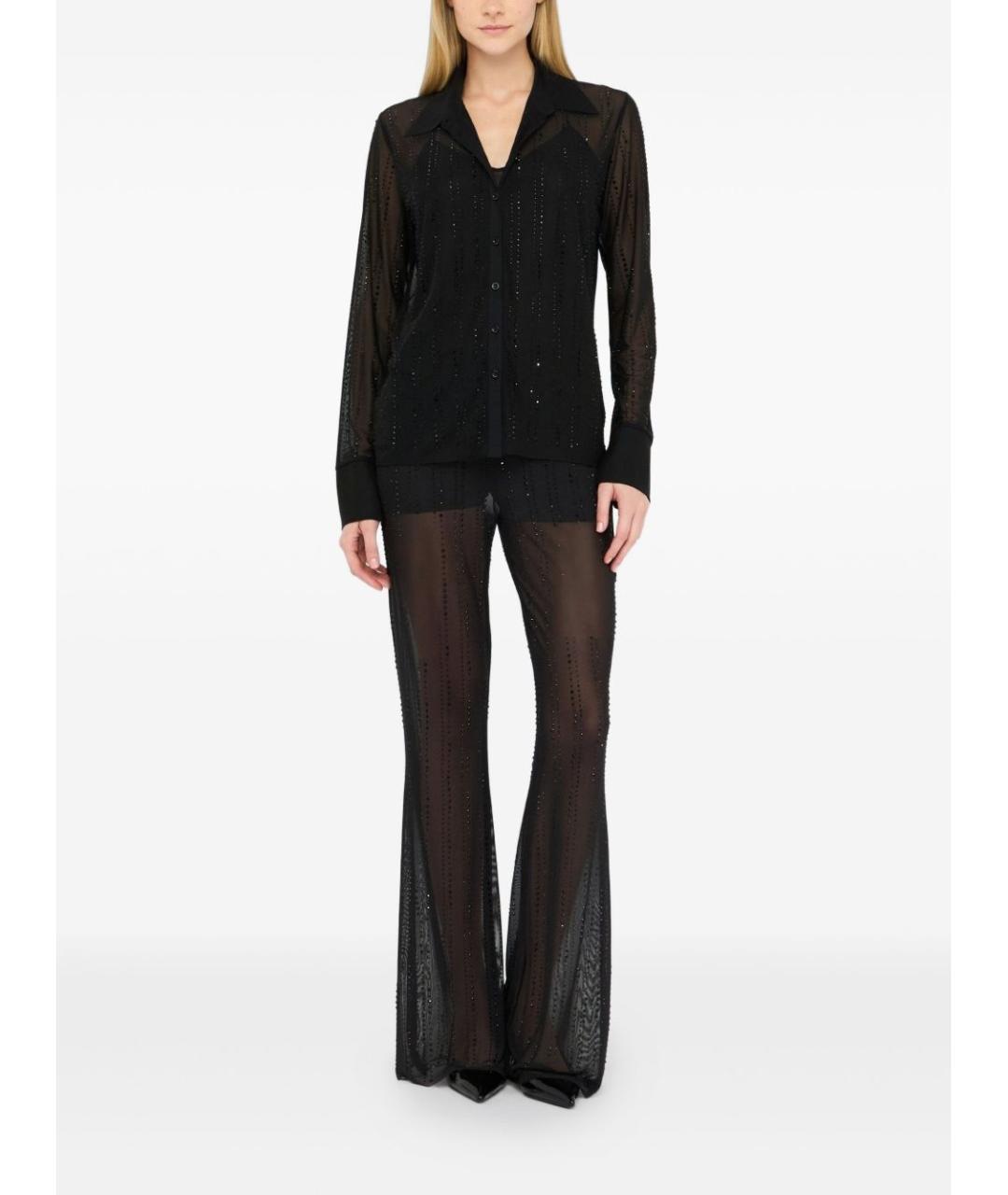LIU JO Черная полиэстеровая рубашка, фото 2