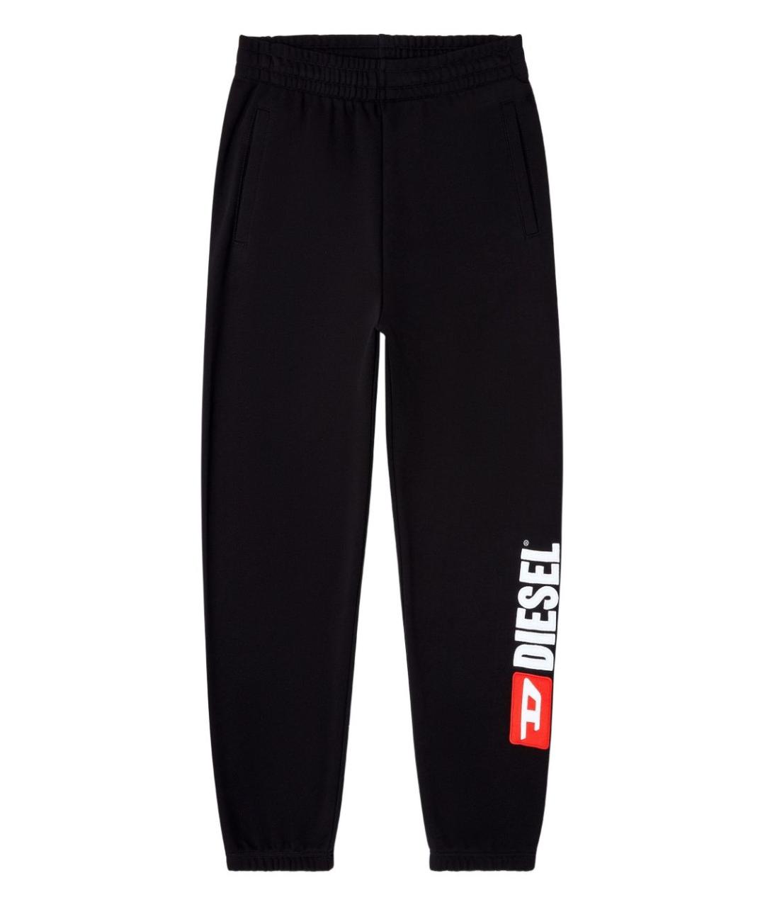 DIESEL Черные хлопковые повседневные брюки, фото 1