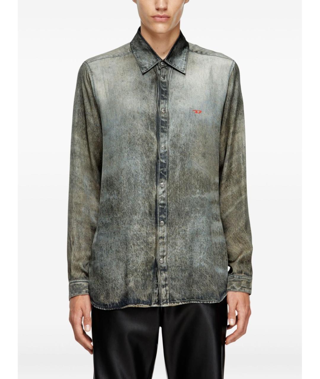 DIESEL Серая кэжуал рубашка, фото 2