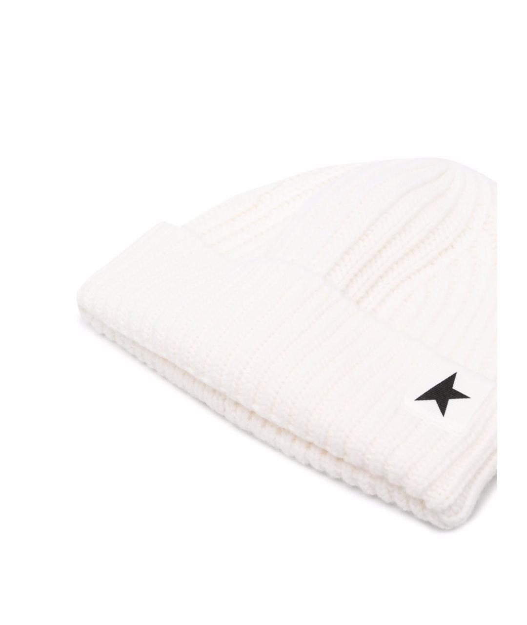 GOLDEN GOOSE DELUXE BRAND Белая шерстяная шапка, фото 2