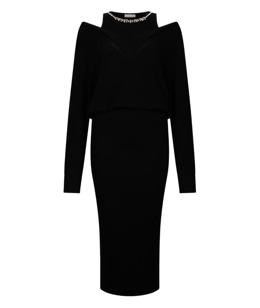 LIU JO Черное полиамидовое платье, фото 1