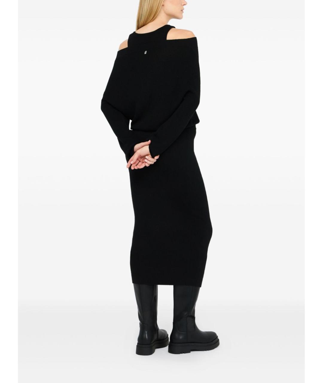 LIU JO Черное полиамидовое платье, фото 3