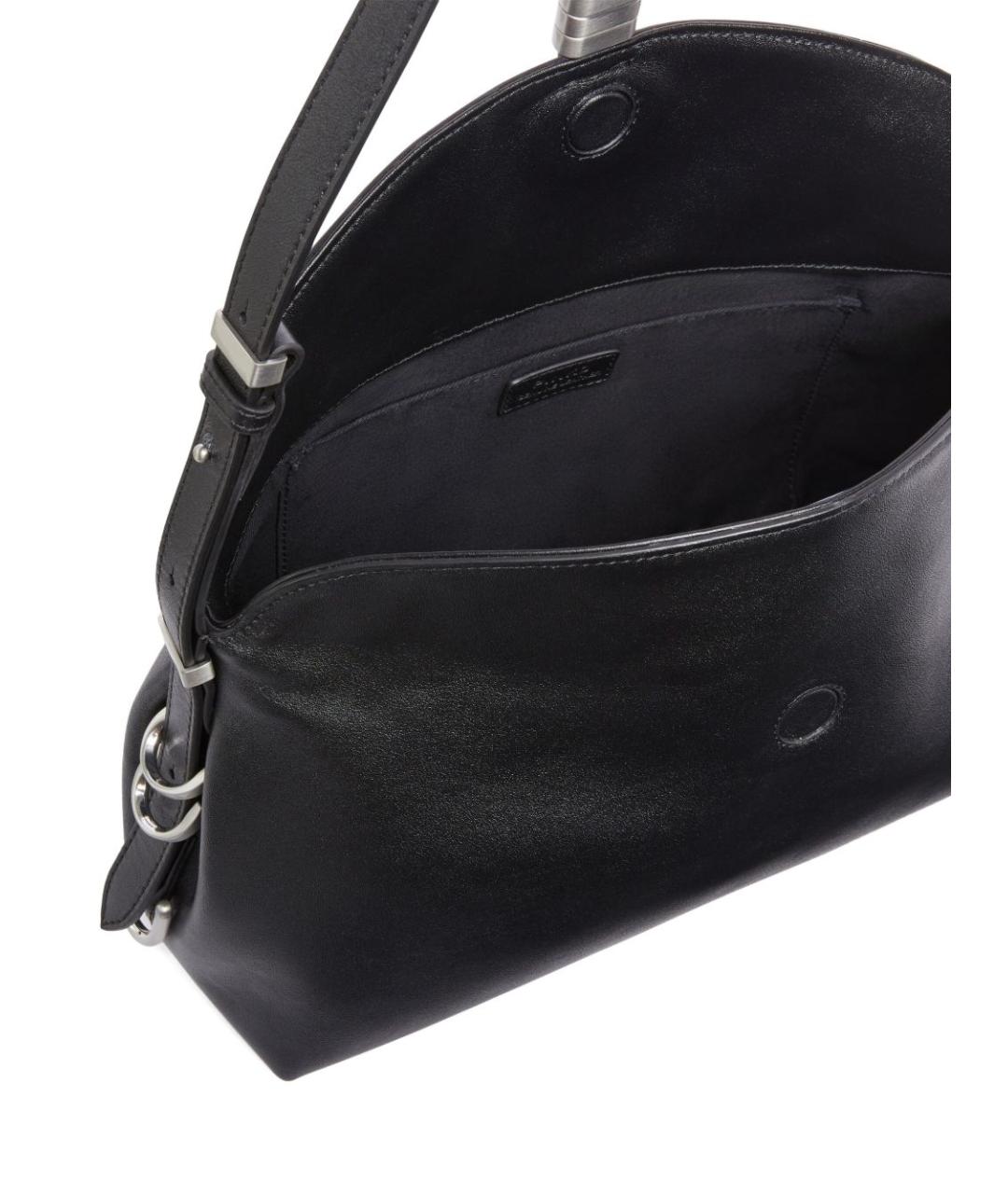 PINKO Черная кожаная сумка через плечо, фото 4