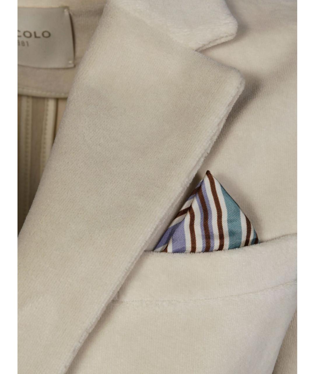 CIRCOLO 1901 Бежевый хлопковый жакет/пиджак, фото 2