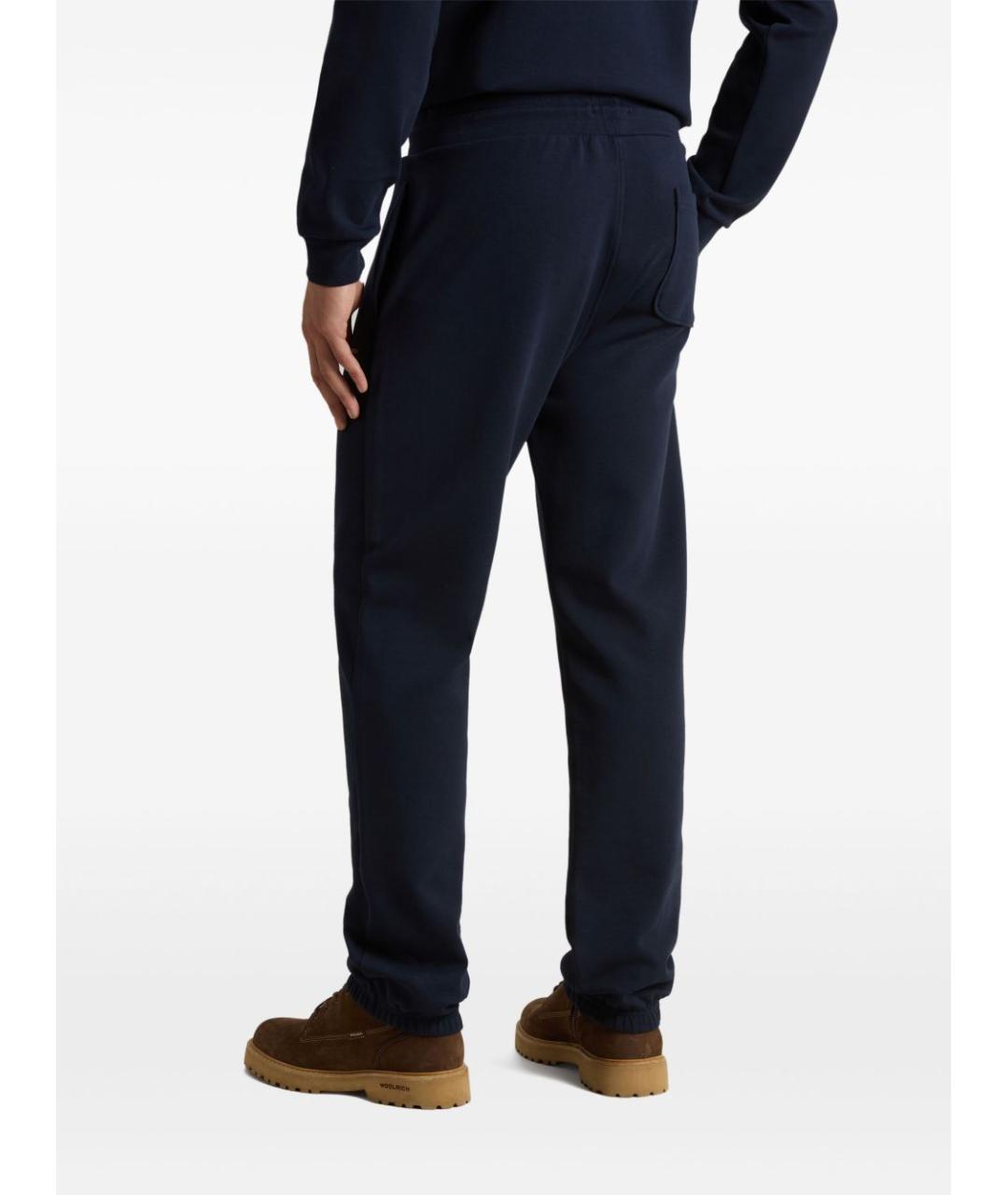 WOOLRICH Синие хлопковые повседневные брюки, фото 5