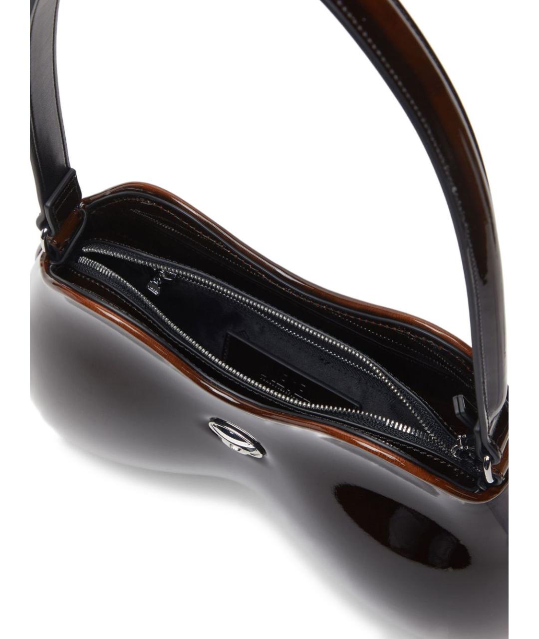 DIESEL Коричневая сумка через плечо из искусственной кожи, фото 2