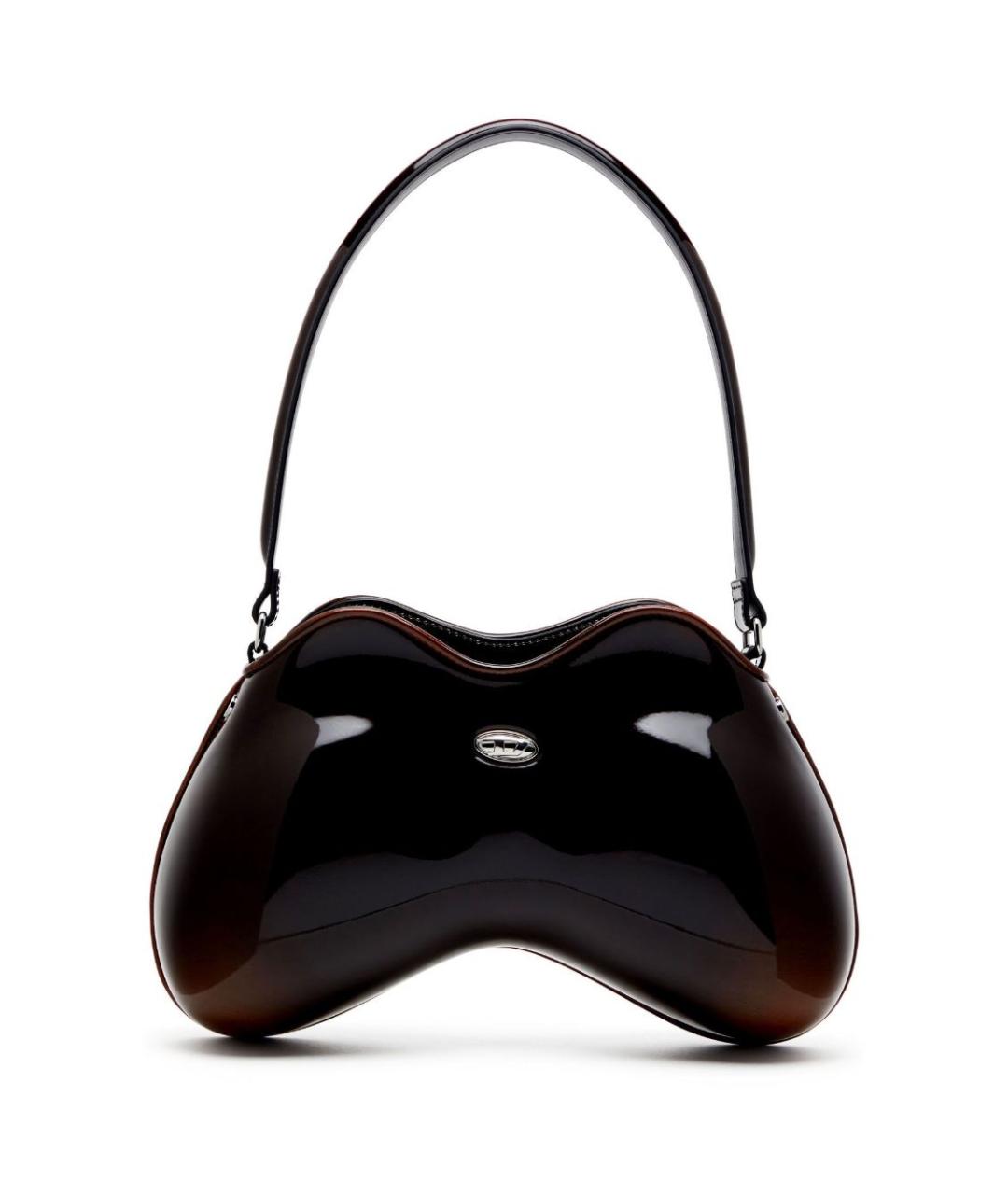 DIESEL Коричневая сумка через плечо из искусственной кожи, фото 1