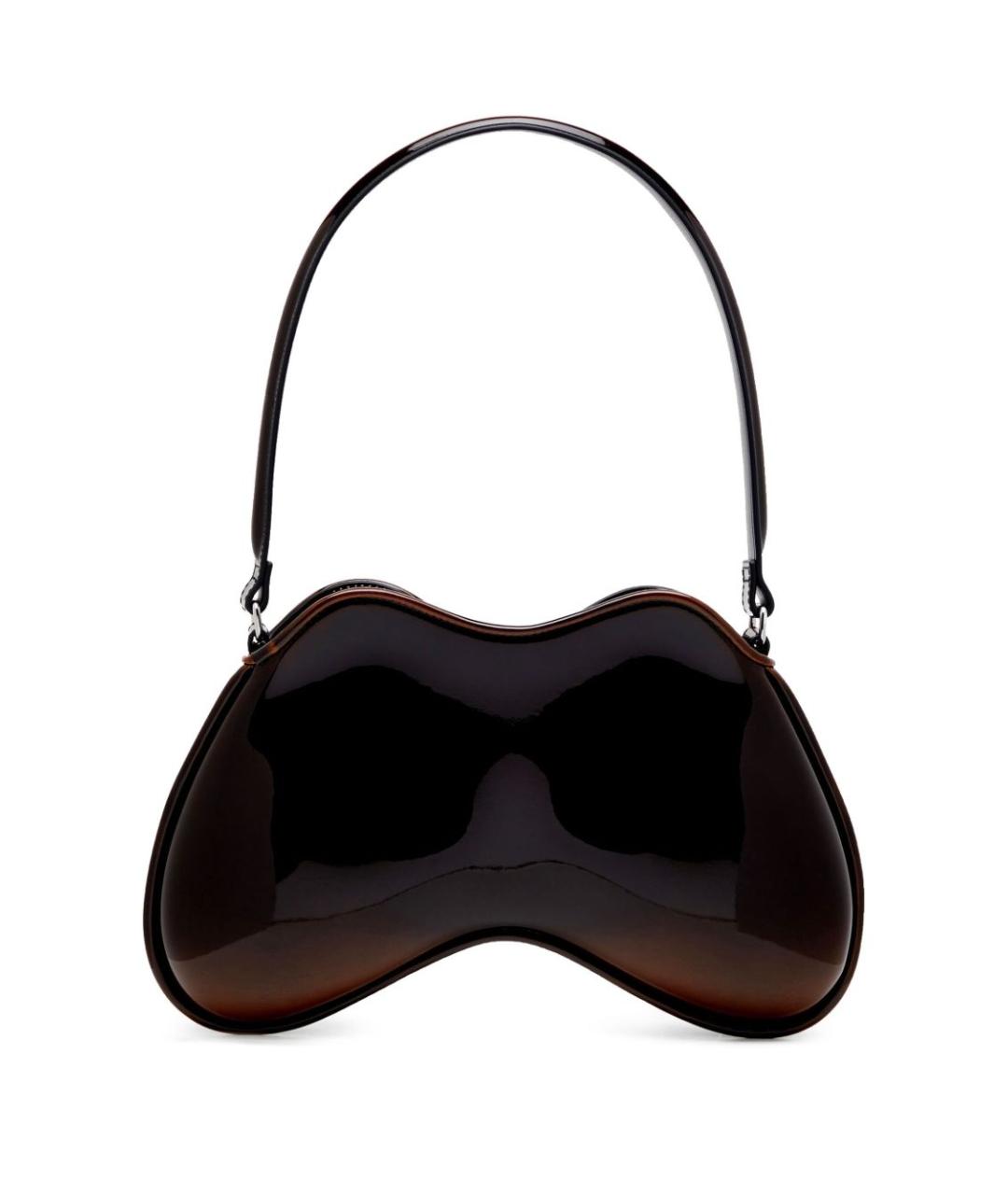 DIESEL Коричневая сумка через плечо из искусственной кожи, фото 5