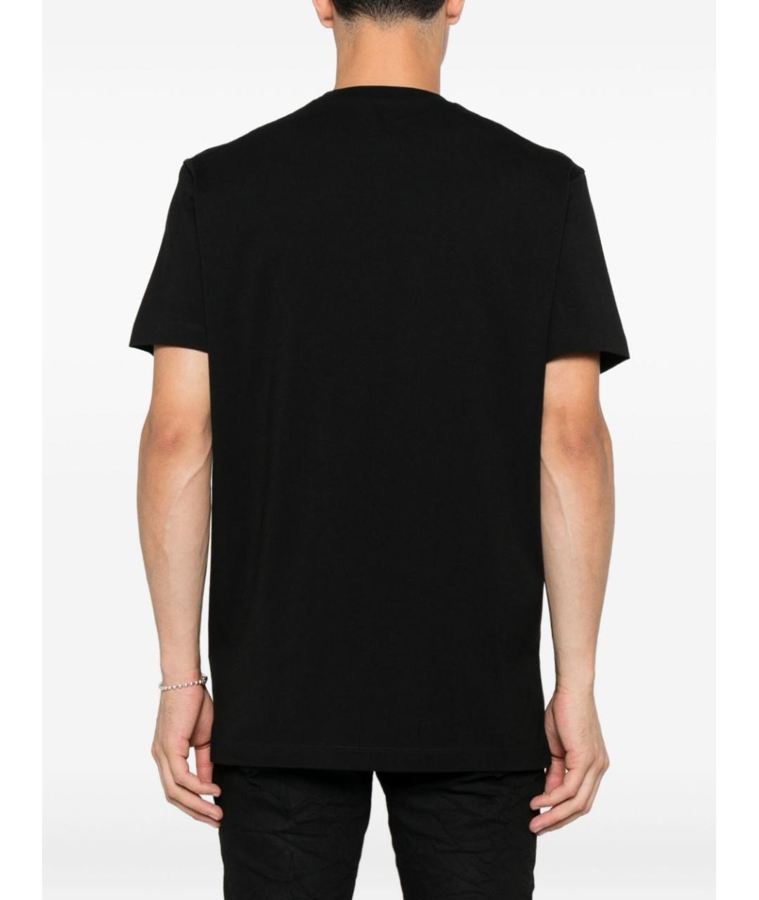 DSQUARED2 Черная хлопковая футболка, фото 4