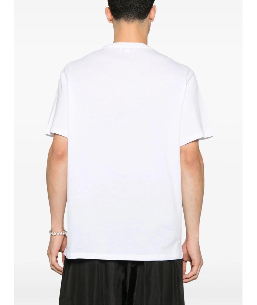 ALEXANDER MCQUEEN Белая хлопковая футболка, фото 2