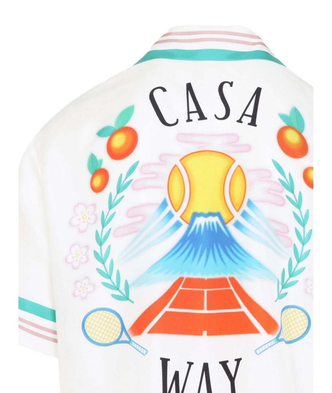 CASABLANCA Белая шелковая кэжуал рубашка, фото 2