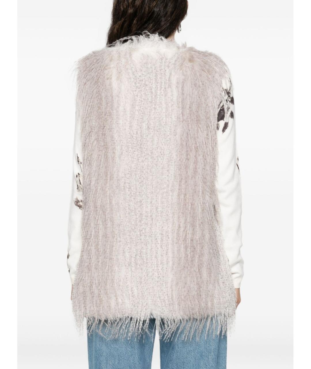 BLUGIRL Бежевый полиэстеровый жилет, фото 2