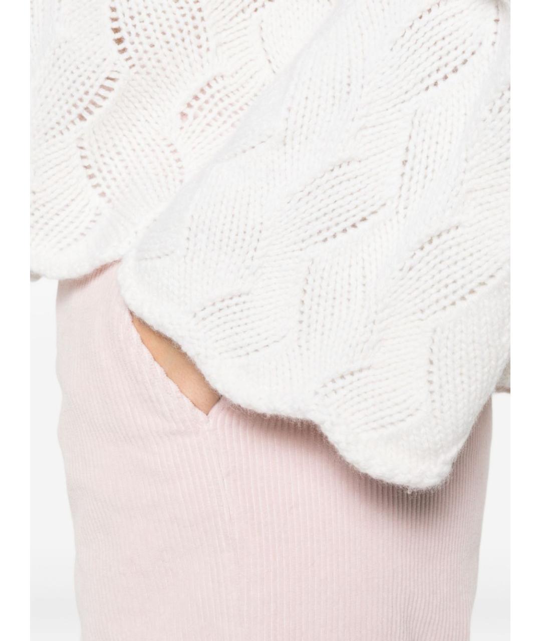 TWIN-SET Белый шерстяной джемпер / свитер, фото 4