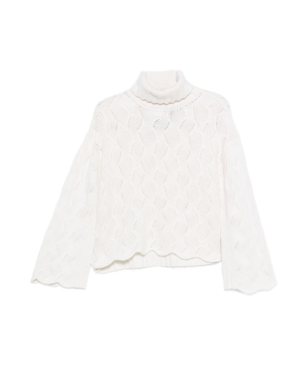 TWIN-SET Белый шерстяной джемпер / свитер, фото 1