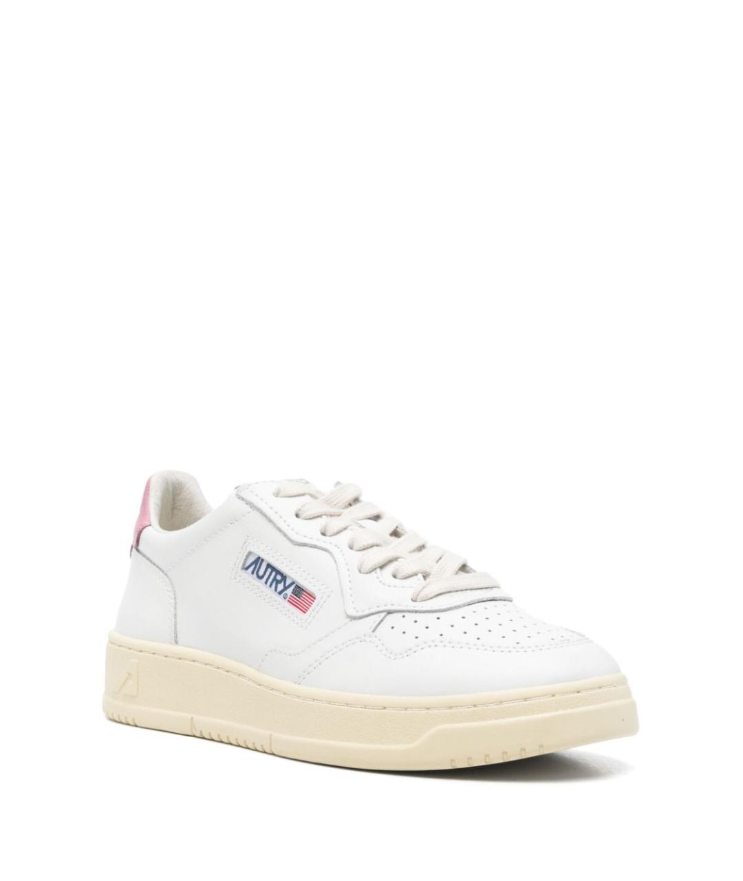 AUTRY Белые кожаные кеды, фото 4