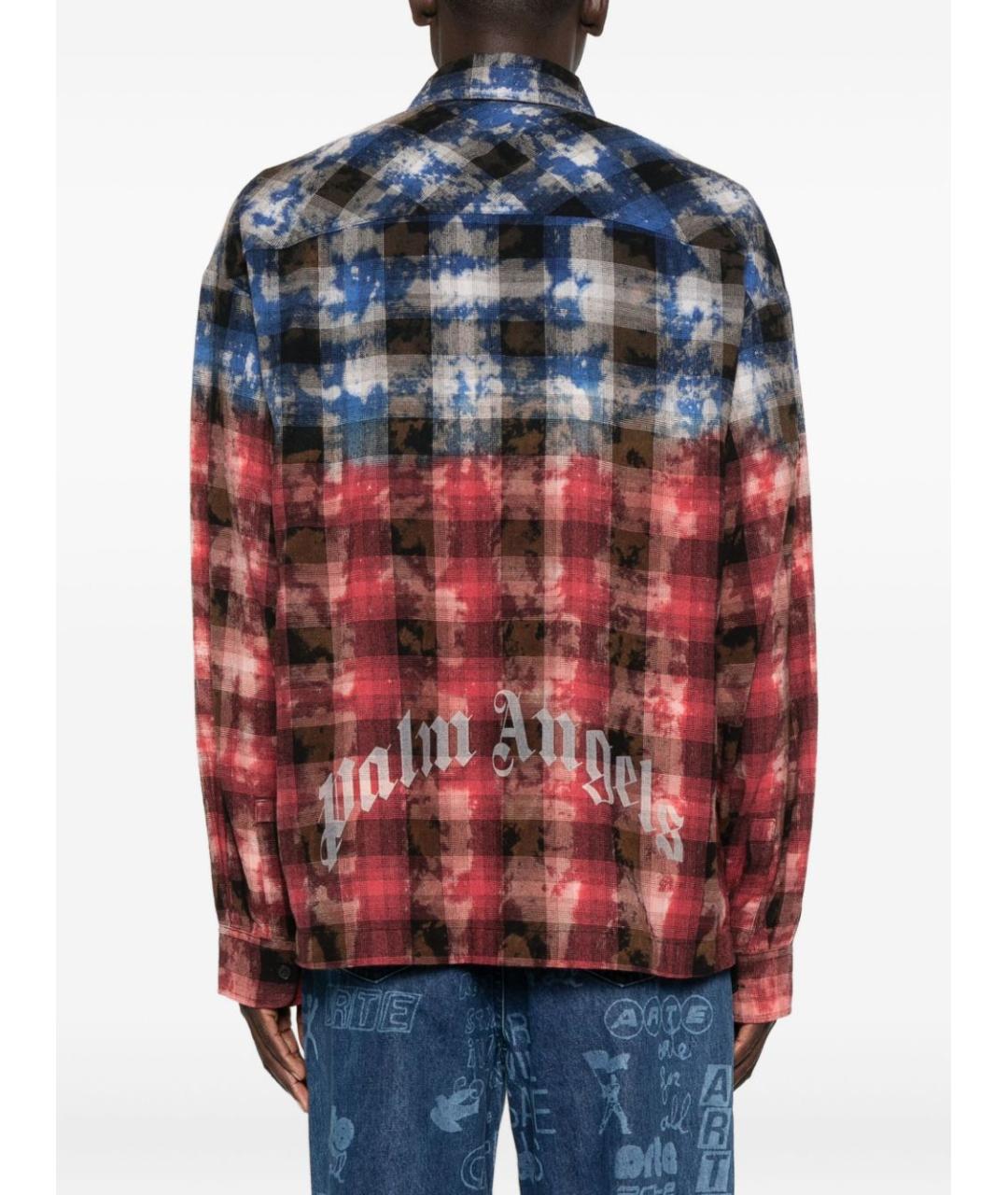 PALM ANGELS Мульти хлопковая кэжуал рубашка, фото 4