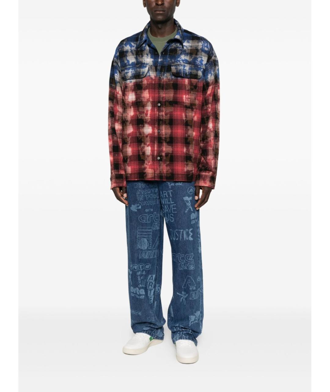 PALM ANGELS Мульти хлопковая кэжуал рубашка, фото 3