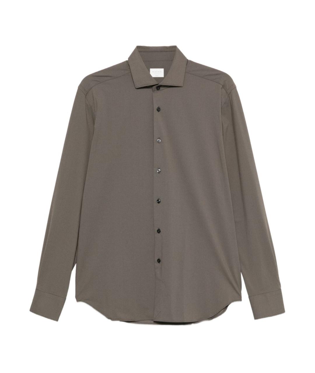 XACUS Коричневая классическая рубашка, фото 1