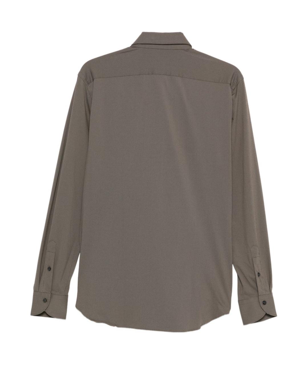 XACUS Коричневая классическая рубашка, фото 2