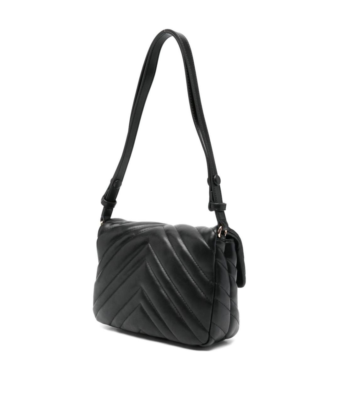 LIU JO Черная сумка через плечо из искусственной кожи, фото 4