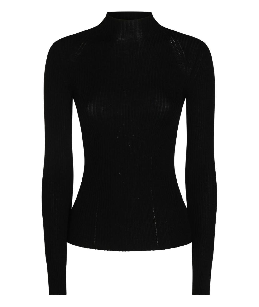 TWIN-SET Черный шерстяной джемпер / свитер, фото 1