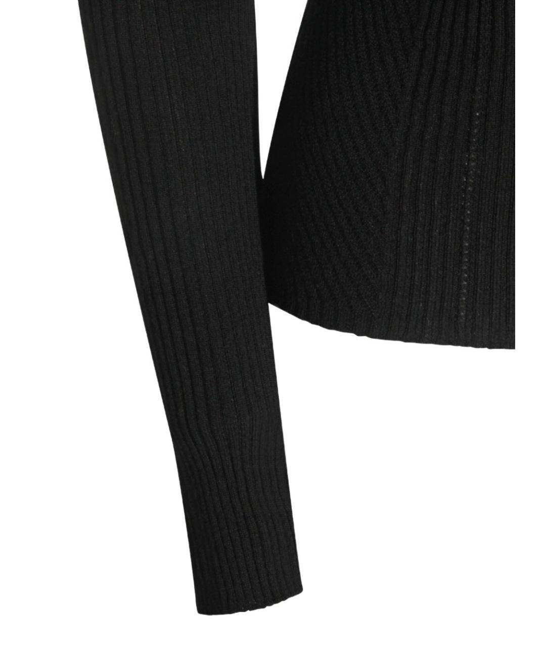 TWIN-SET Черный шерстяной джемпер / свитер, фото 2