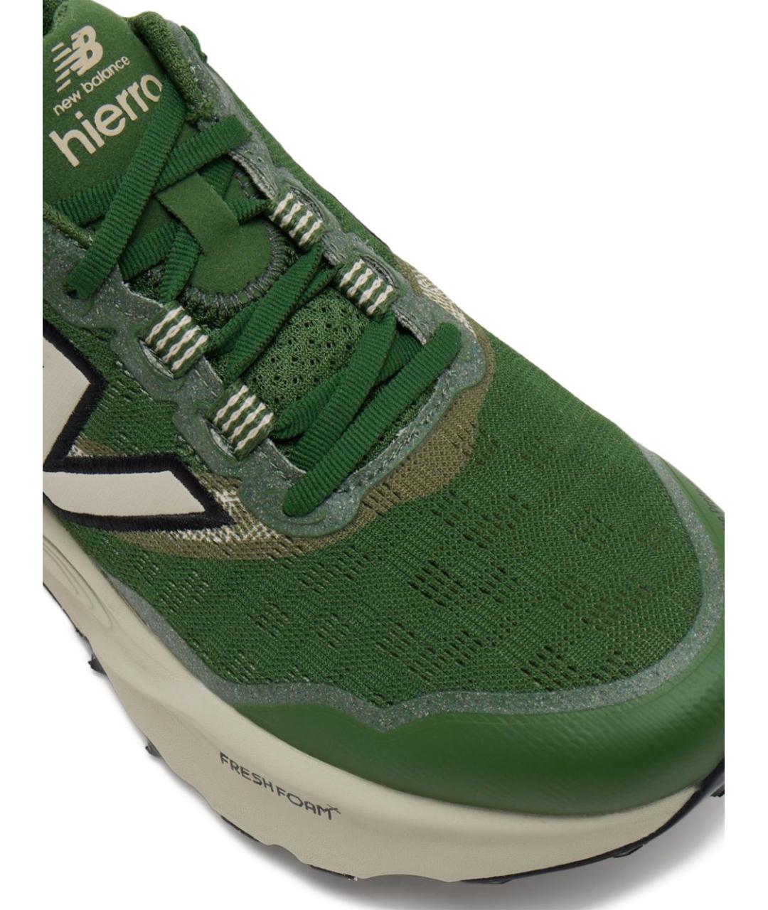 NEW BALANCE Зеленые текстильные низкие кроссовки / кеды, фото 3