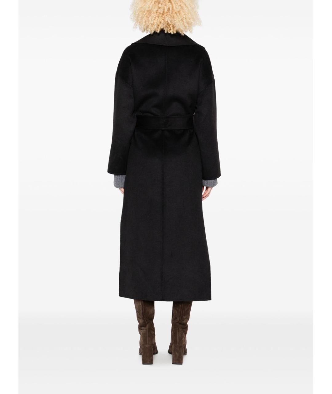LIU JO Черное шерстяное пальто, фото 5