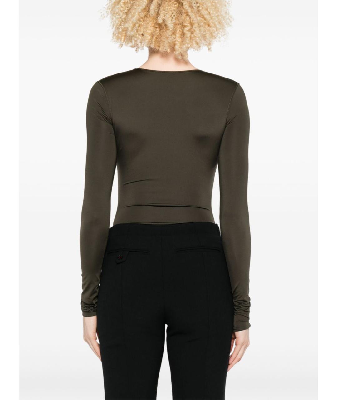 DIESEL Зеленые полиамидовое боди, фото 4