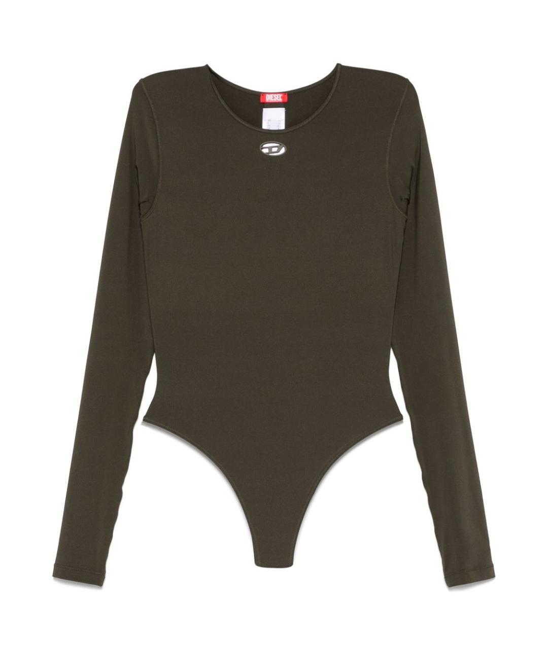 DIESEL Зеленые полиамидовое боди, фото 1