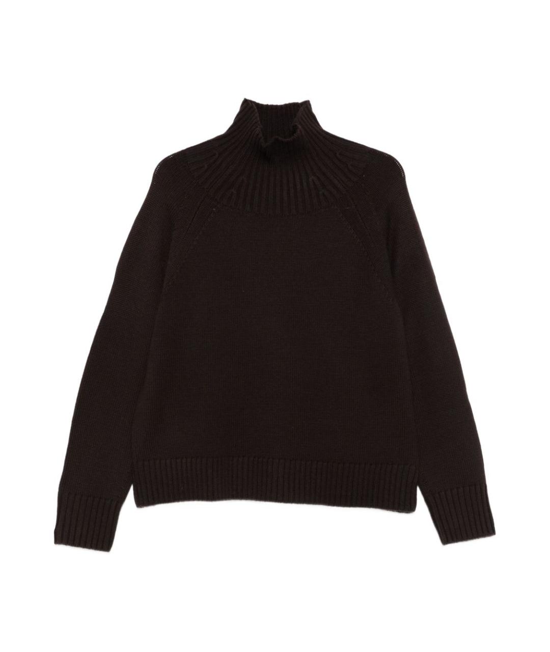 MICHAEL KORS Коричневый шерстяной джемпер / свитер, фото 1