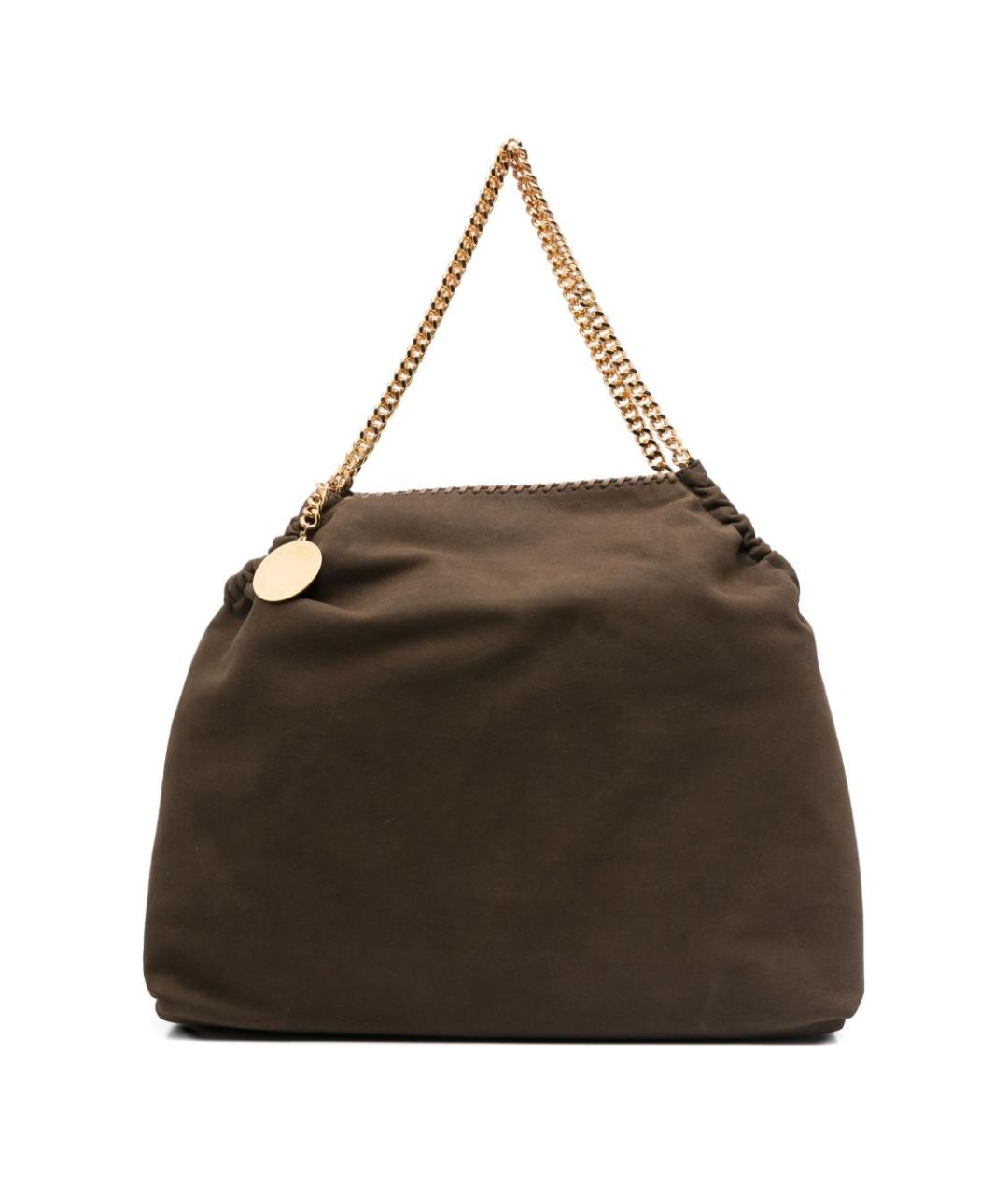 STELLA MCCARTNEY Коричневая сумка тоут из искусственной кожи, фото 1