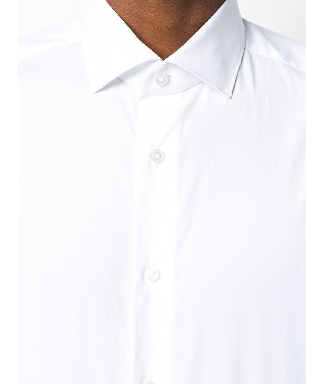XACUS Белая хлопковая классическая рубашка, фото 5
