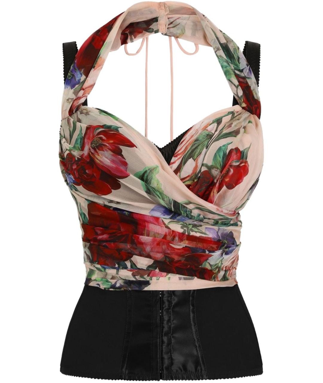 DOLCE&GABBANA Мульти полиэстеровый корсет, фото 1