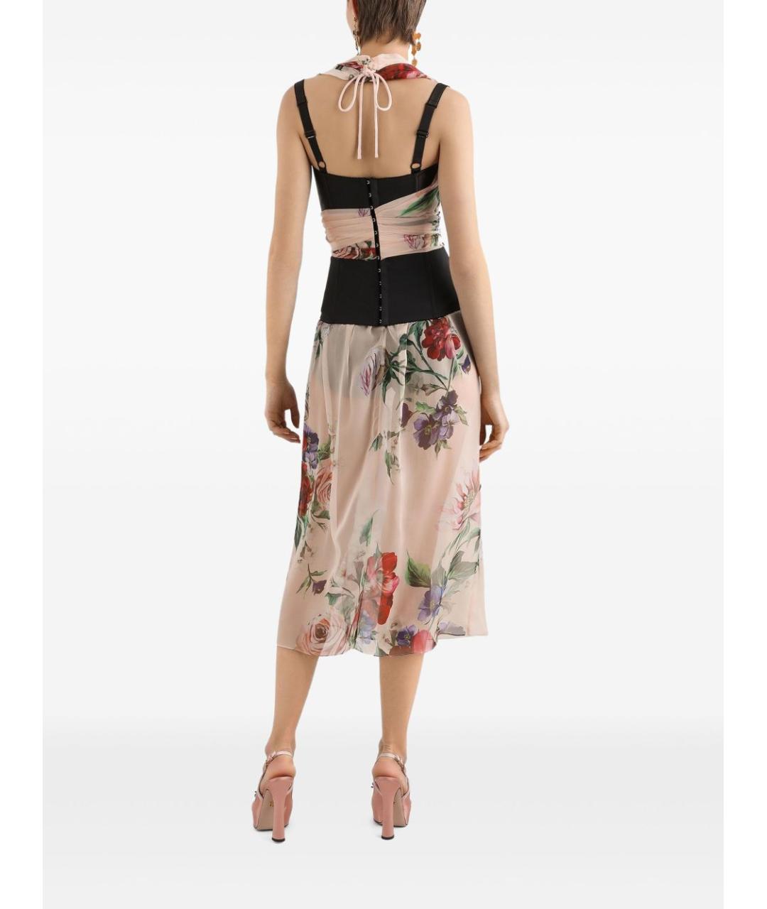 DOLCE&GABBANA Мульти полиэстеровый корсет, фото 4