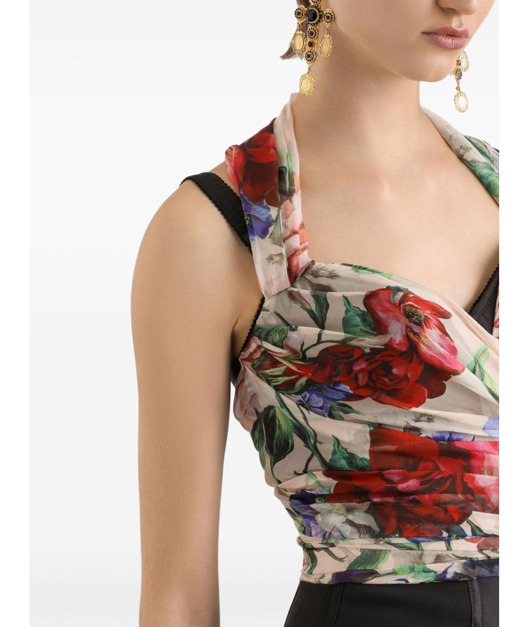 DOLCE&GABBANA Мульти полиэстеровый корсет, фото 2