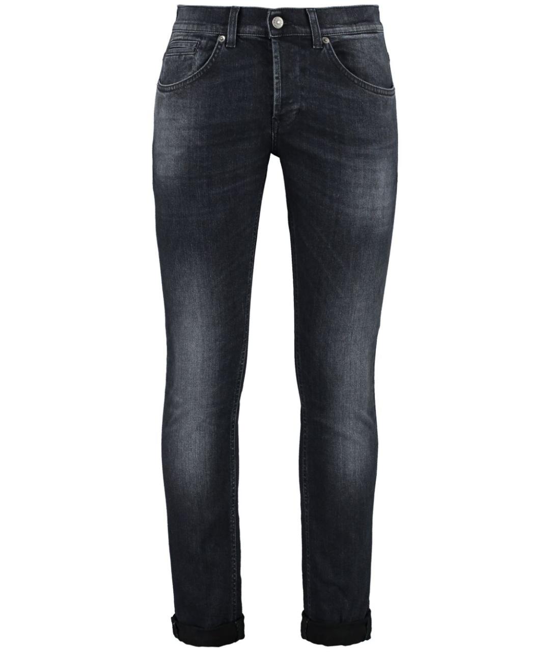 DONDUP Черные хлопковые джинсы скинни, фото 1