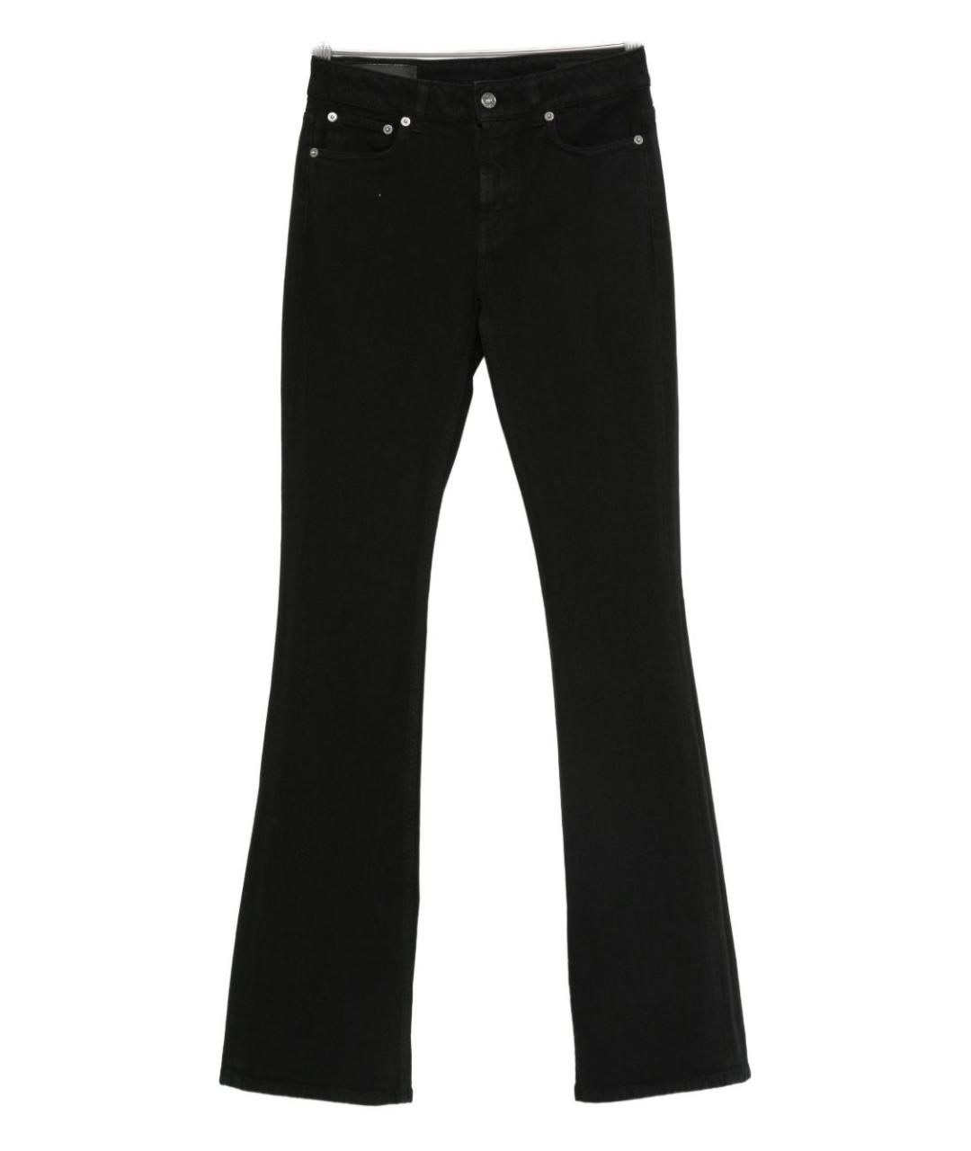 DONDUP Черные хлопковые прямые джинсы, фото 1