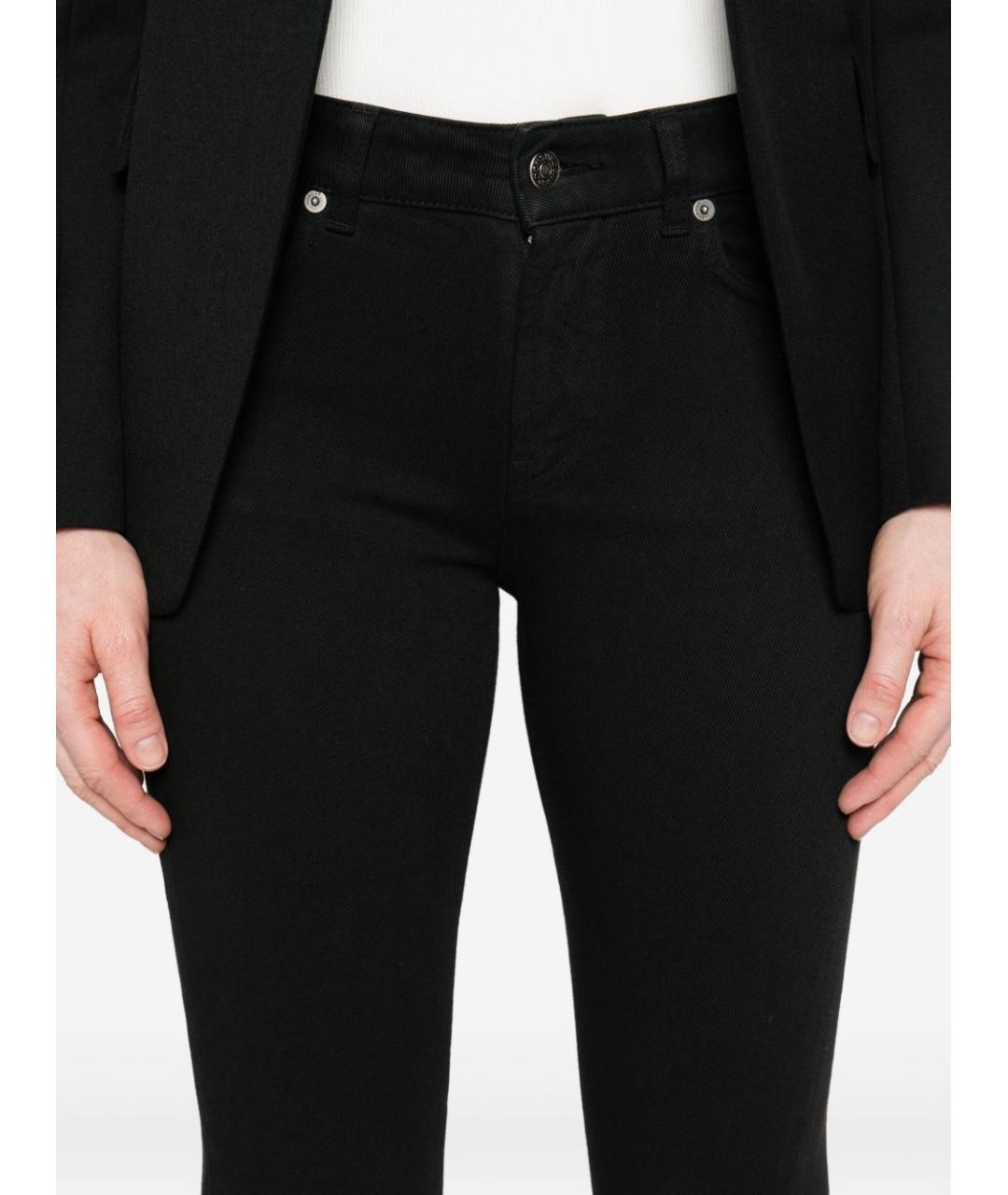 DONDUP Черные хлопковые прямые джинсы, фото 5