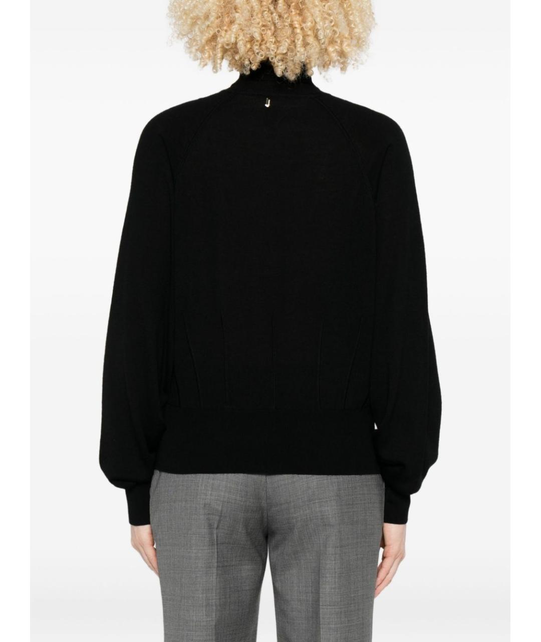LIU JO Черный шерстяной джемпер / свитер, фото 5