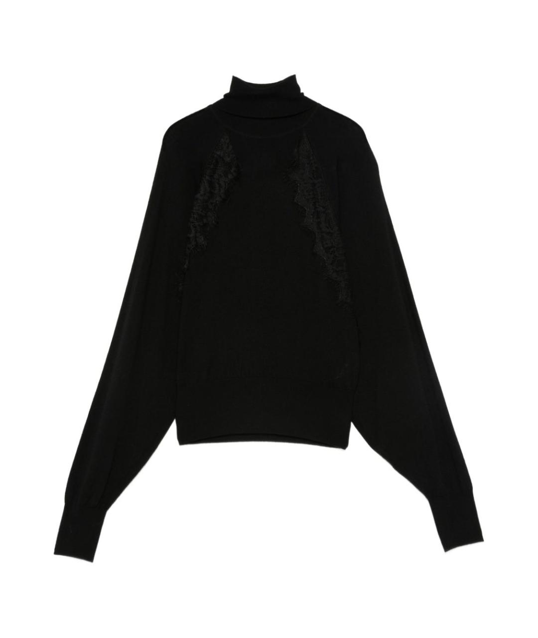 LIU JO Черный шерстяной джемпер / свитер, фото 1