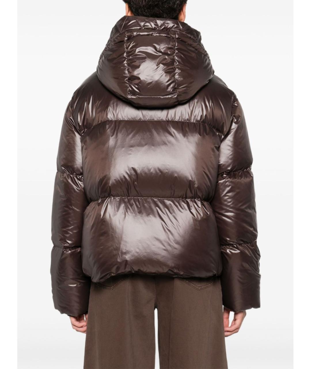 FAY Коричневый полиамидовый пуховик, фото 5