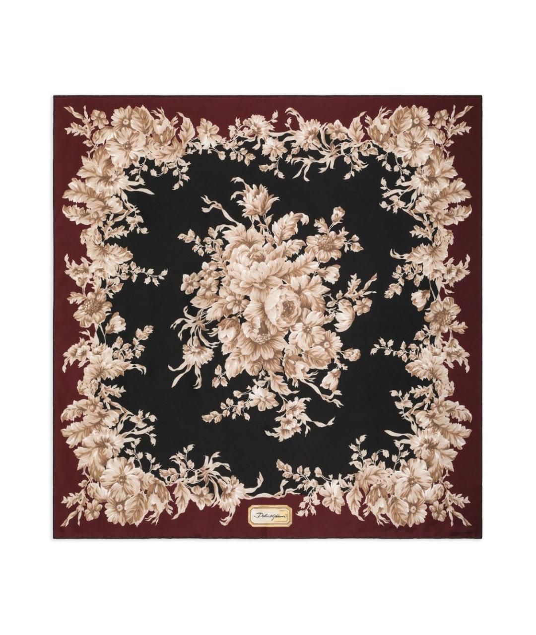 DOLCE&GABBANA Мульти шелковый платок, фото 1