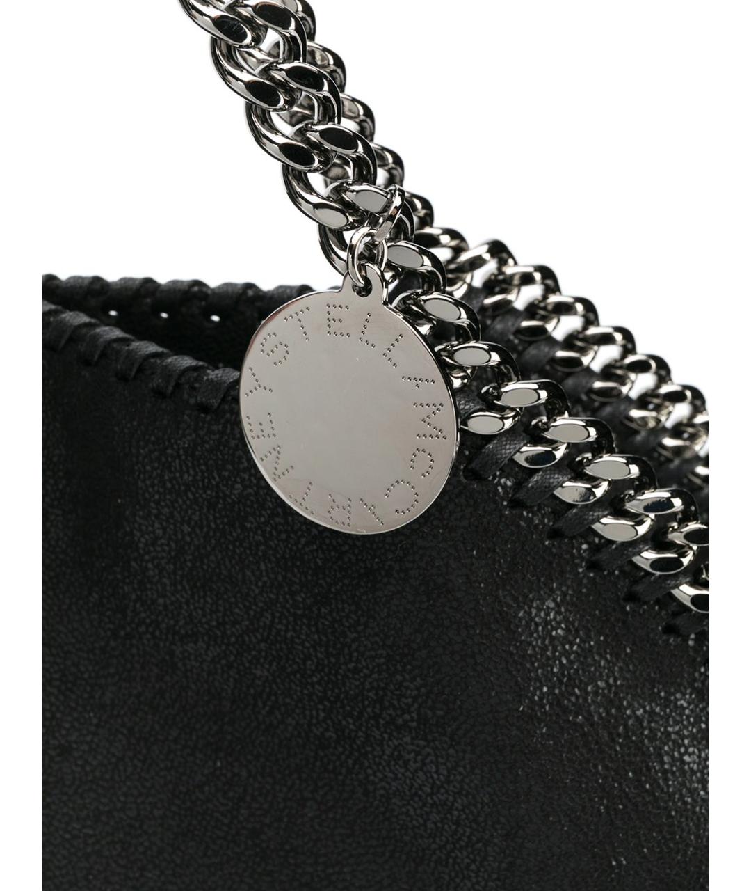 STELLA MCCARTNEY Черная сумка тоут из искусственной кожи, фото 3